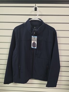 Free Country Men's Navy Full-Zip Lightweight Jacket